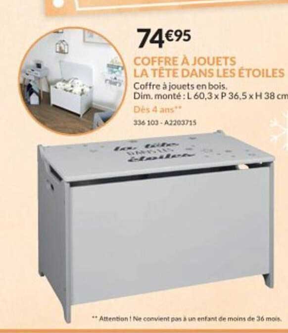 coffre a jouets la tete dans les etoiles