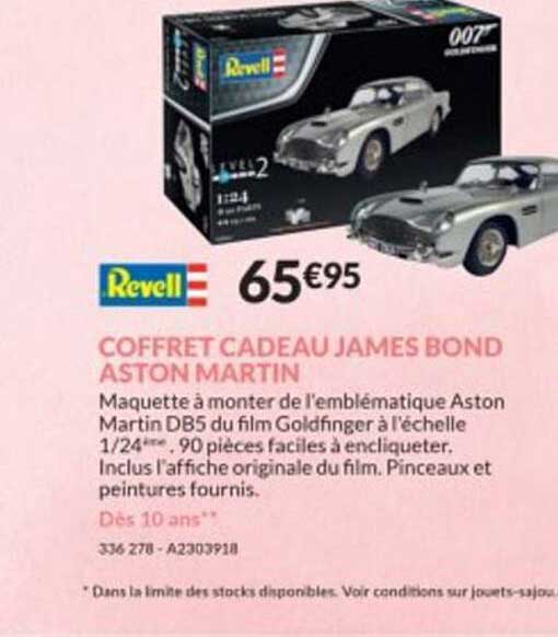 coffret cadeau james bond aston martin