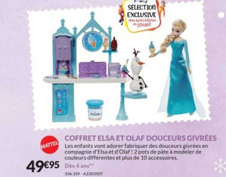 coffret elsa et olaf douceurs givrees