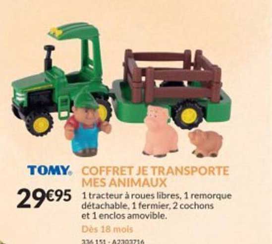 coffret je transporte mes animaux tomy