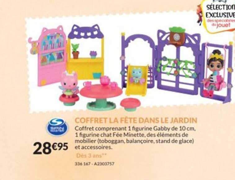 coffret la fete dans le jardin
