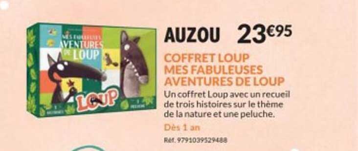 coffret loup mes fabuleuses aventures de loup