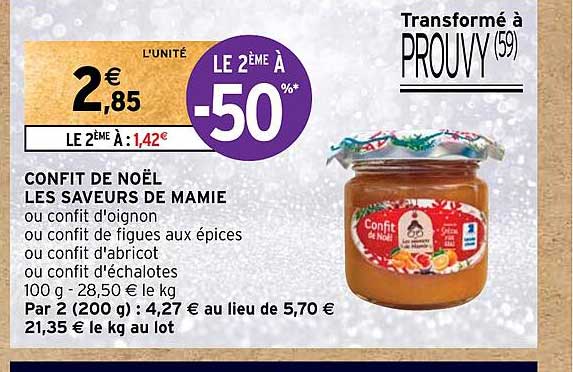 Confit De Noël Les Saveurs De Mamie