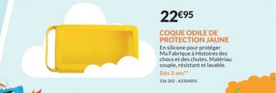 coque odile de protection jaune