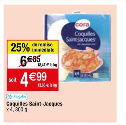 coquilles saint-jacques cora