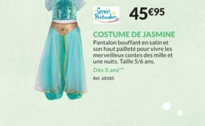 costume de jasmine