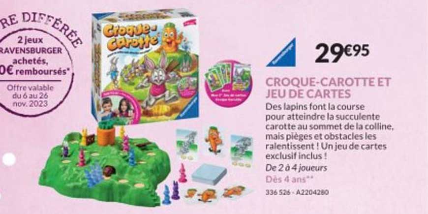 croque-carotte et jeu de cartes