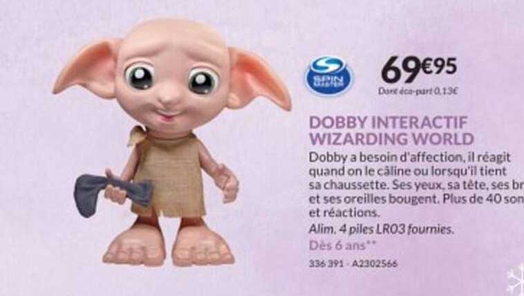 dobby interactif wizarding world