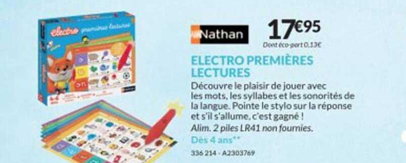 electro premieres lectures