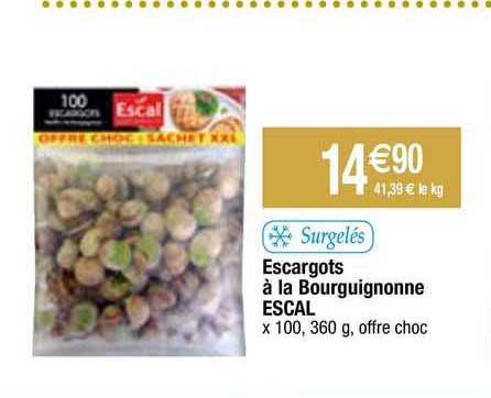 escargots à la bourguignonne escal