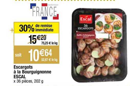 escargots à la bourguignonne escal