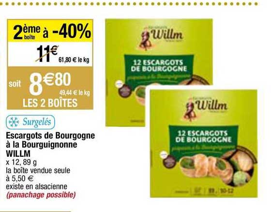 escargots de bourgogne à la bourguignonne willm