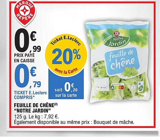 feuille de chene "notre jardin"