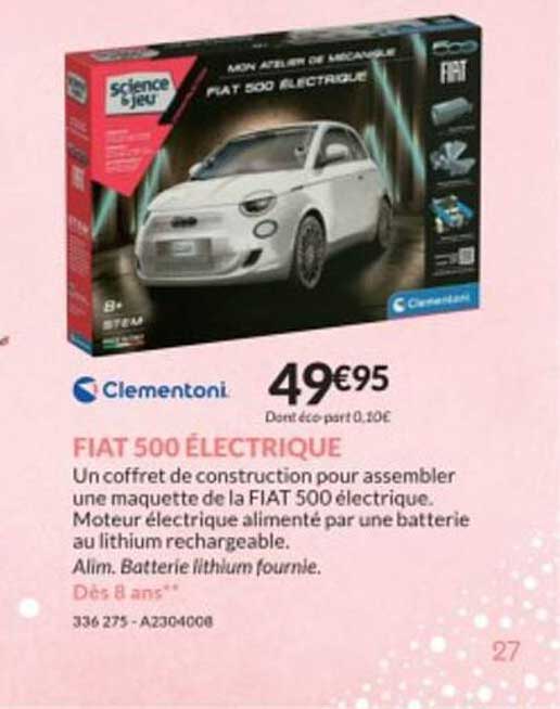 fiat 500 electrique