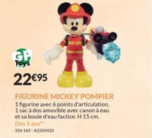 Fihurine Mickey Pompier