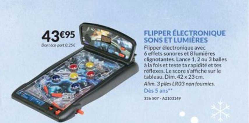 Flipper Electronique  Sons Et Lumieres