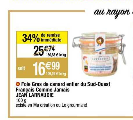 foie gras de canard entier du sud-ouest français comme jamais jean larnaudie