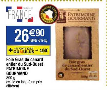 foie gras de canard entier du sud-ouest patrimoine gourmand