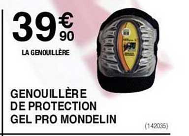 genouillère de protection gel pro mondelin