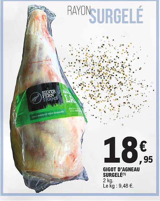 gigot d'agneau surgelé