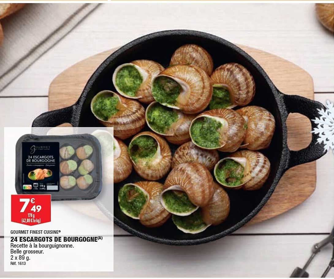 Gourmet Finest Cuisine 24 Escargots De Bourgogne