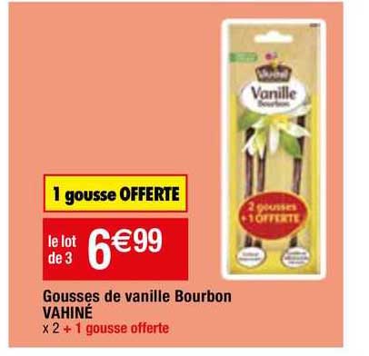 gousses de vanille bourbon vahiné