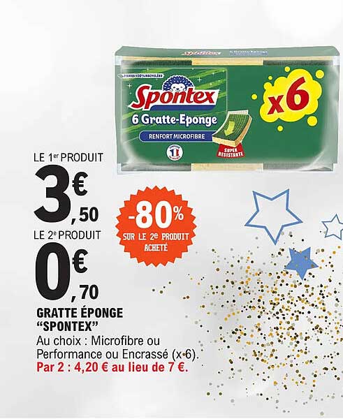 gratte éponge "spontex"