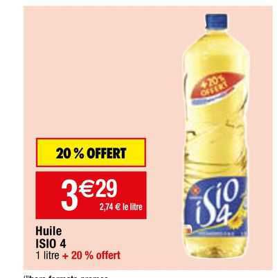 Huile Isio 4