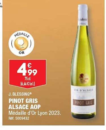 j. blessing pinot gris alsace aop