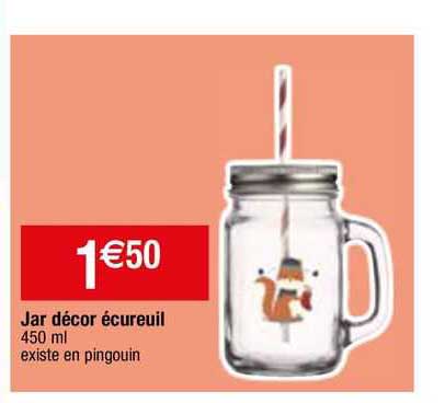 jar décor écureuil