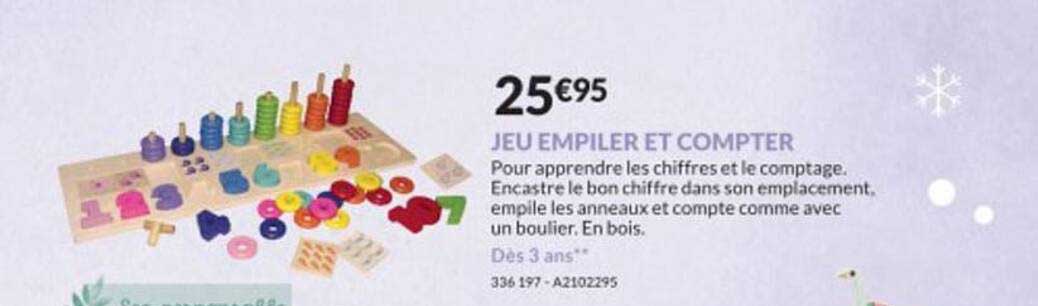 jeu empiler et compter