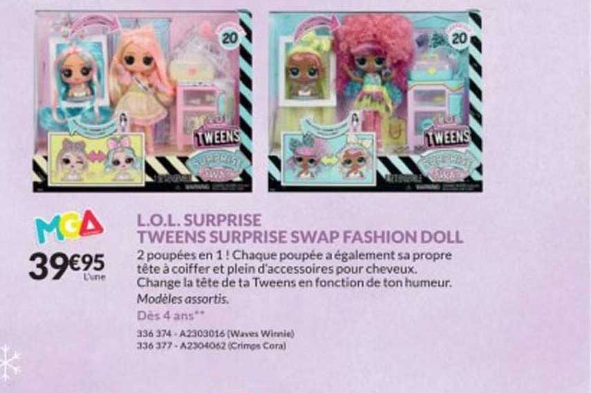 l.o.l. surprise tweens surprise swap fashion doll
