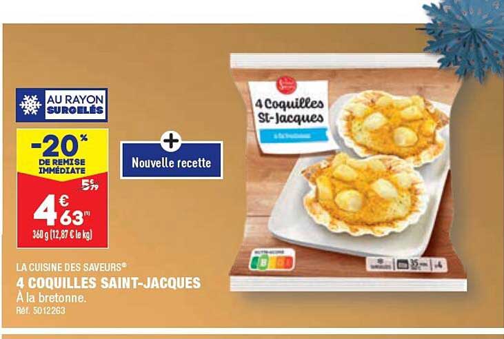 la cuisine des saveur 4 coquilles saint-jacques