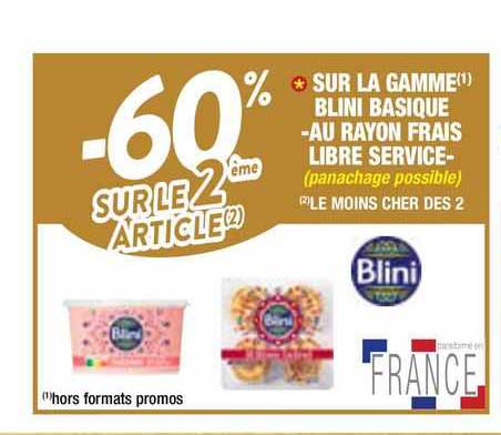 la gamme blini basique