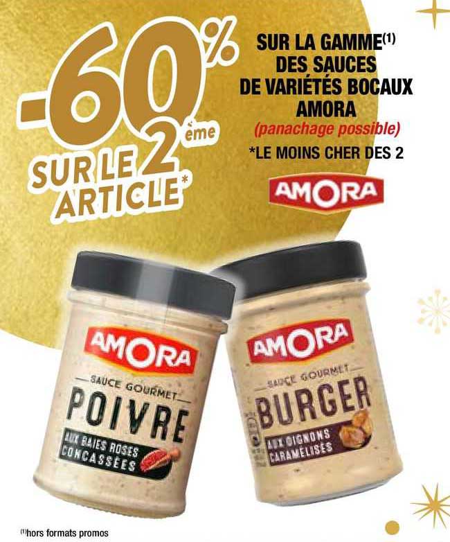 La Gamme Des Sauces De Variétés Bocaux Amora
