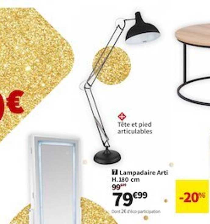 lampadaire arti h.180 cm