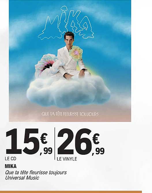 le cd mika, le vinyle