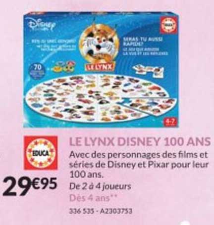 le lynx disney 100 ans