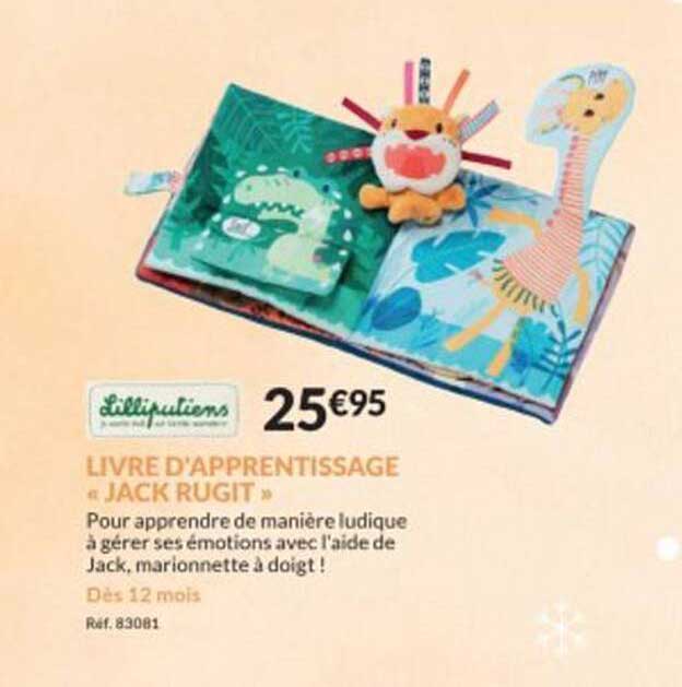 livre d'apprentissage jack rugit