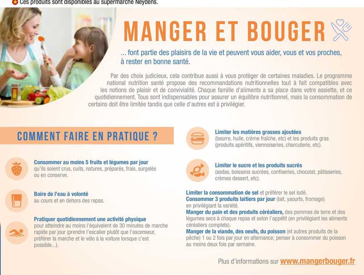 manger et bouger