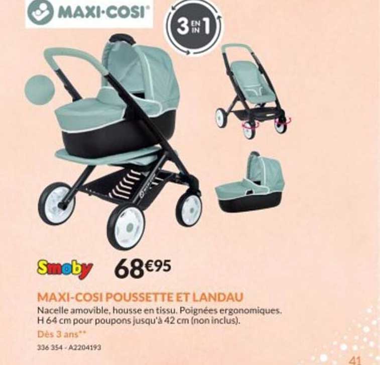 maxi-cosi poussette et landau