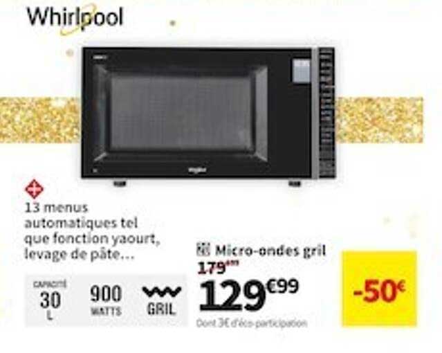 micro-ondes gril whirlpool