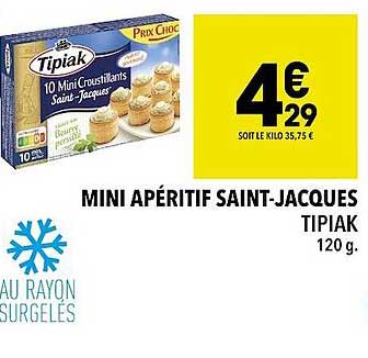 mini apéritif saint-jacques tipiak