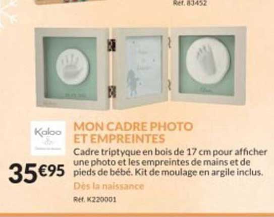 mon cadre photo et empreintes
