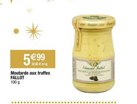 moutarde aux truffes fallot