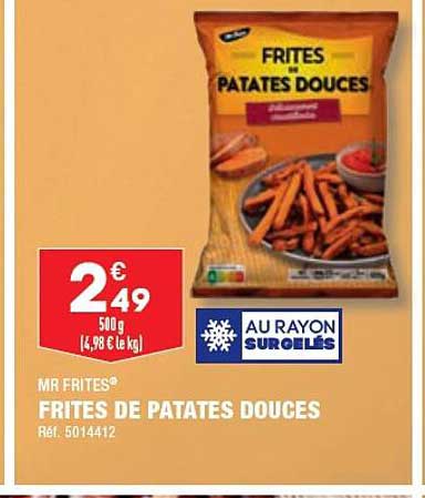 mr frites frites de patates douces