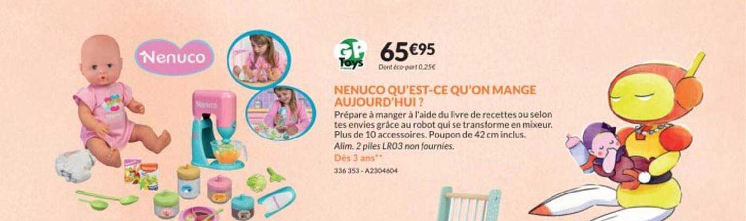 nenuco qu'est-ce qu'on mange aujourd'hui ?