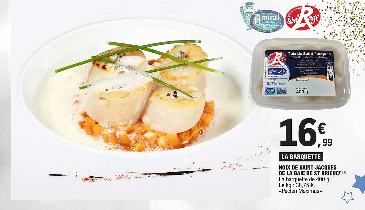 noix de saint-jacques de la baie de st brieuc