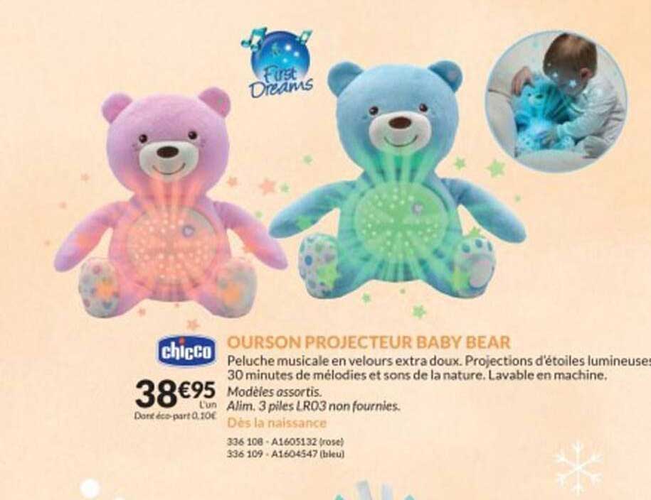 ourson projecteur baby bear