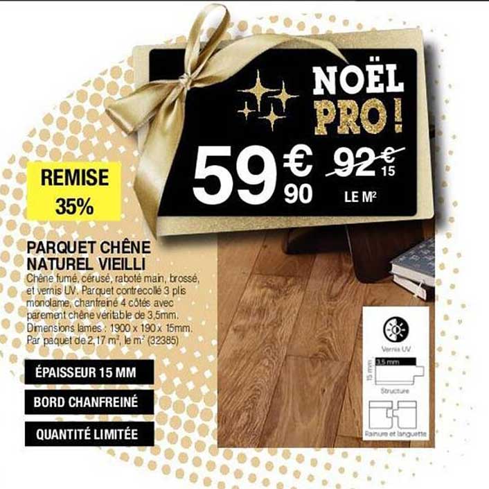 parquet chêne naturel vieilli